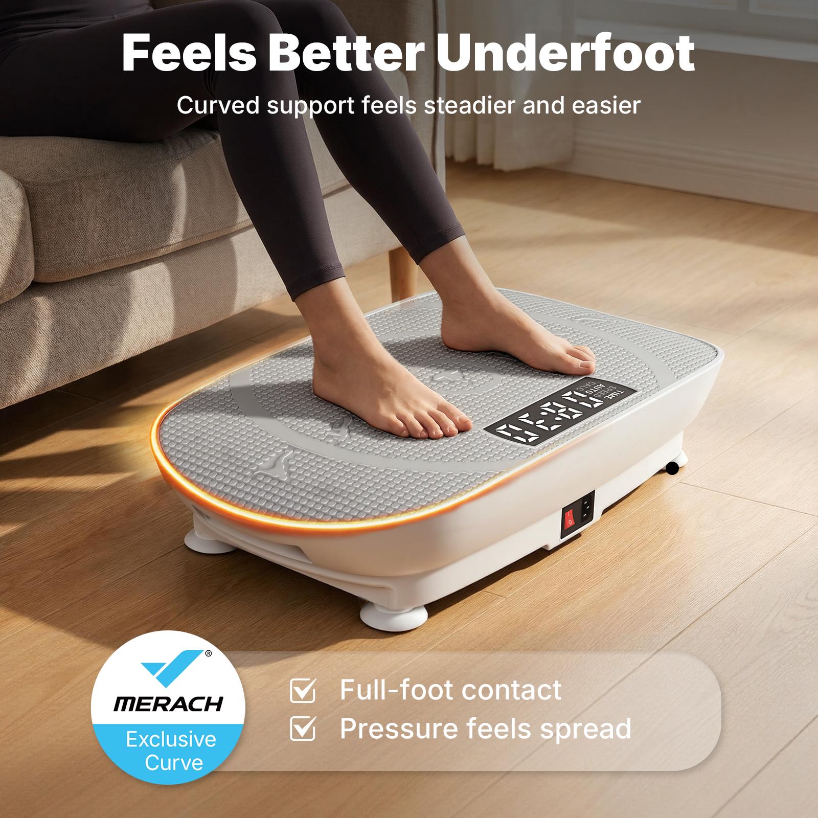 Low Impact Vibration Plate | 400LBS Capacity Home Full Body Workout