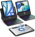 360° Rotatable iPad Keyboard Case Black