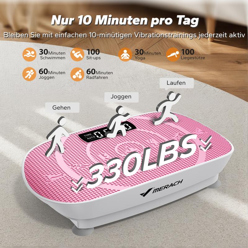 Vibrationsplattform für Ganzkörpertraining – Lymphdrainage & Fitness