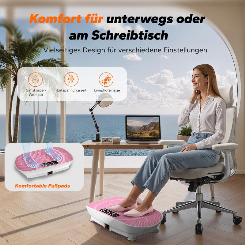 Vibrationsplattform für Ganzkörpertraining – Lymphdrainage & Fitness