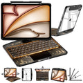 Black 360° Transparent iPad Keyboard Case