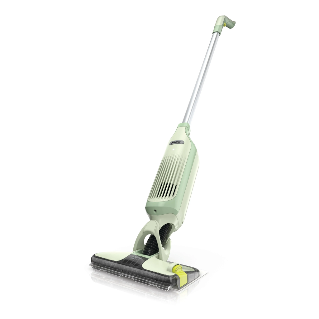 2-in-1 Cordless Hard Floor Vacuum and Spray Mop | Quick and Lightweight | Wipes Away Messes | with 6x Disposable Pad Refills and Multi-Surface Floor Cleaner