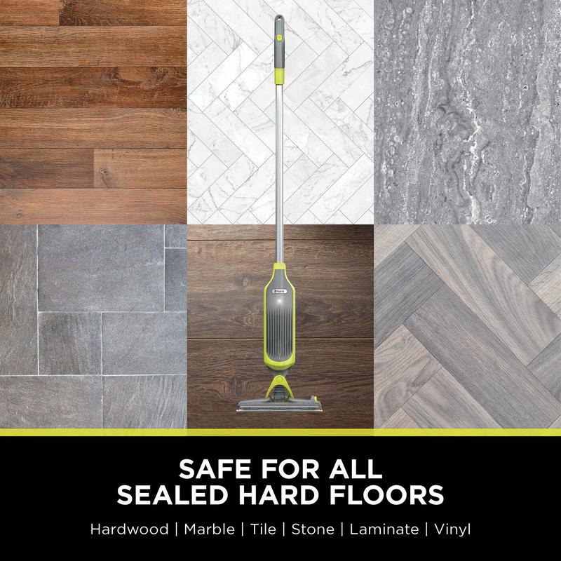 2-in-1 Cordless Hard Floor Vacuum and Spray Mop | Quick and Lightweight | Wipes Away Messes | with 6x Disposable Pad Refills and Multi-Surface Floor Cleaner