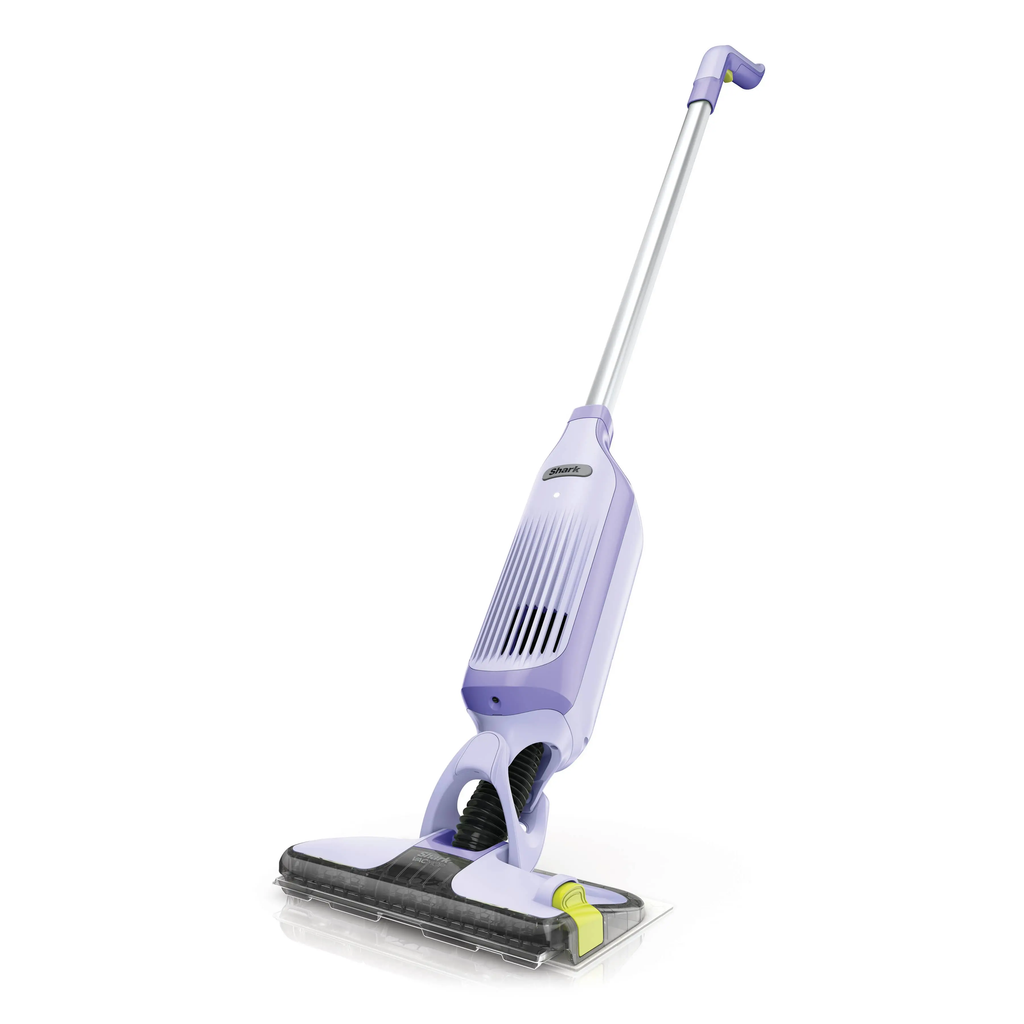 2-in-1 Cordless Hard Floor Vacuum and Spray Mop | Quick and Lightweight | Wipes Away Messes | with 6x Disposable Pad Refills and Multi-Surface Floor Cleaner